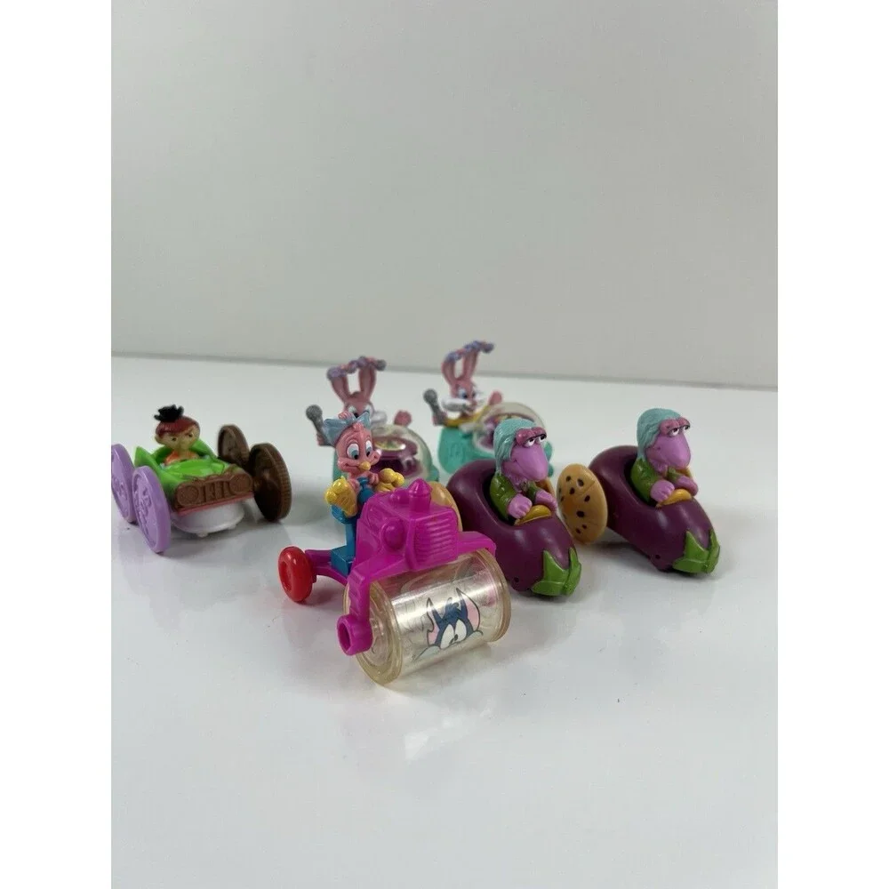 90s McDonald's Happy Meal Toys TINY TOON ADVENTURES CARS Set of 6 Warner Bros
